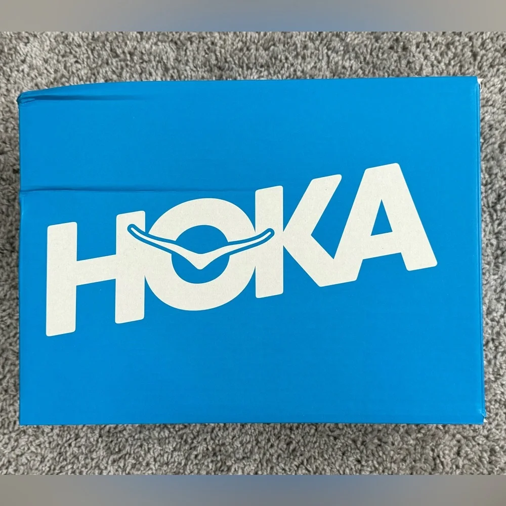 HOKA Arahi 7 - Men’s 9.5 D - white with bright accents, yellow insoles - Picture 2 of 10